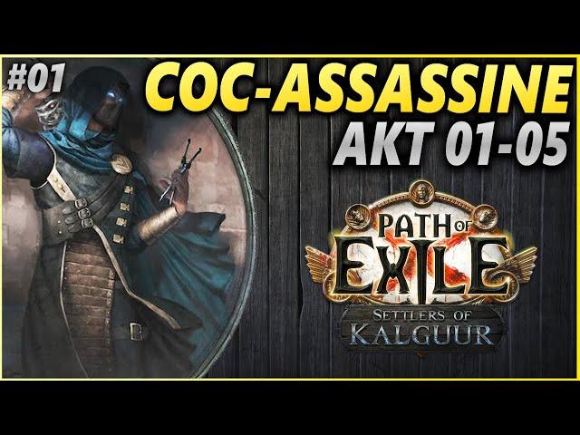 [3.25] Frischer "League-Start" mit nem CoC-Assassinen #01 - Leveling | Path of Exile