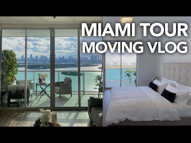 MOVING VLOG: OCEAN VIEW Luxury Miami Apartment Settling in & Organizing | Maria Teresa Lopez