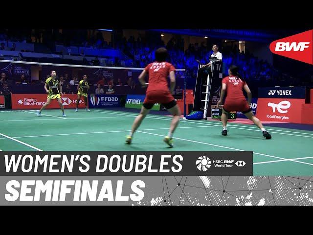 YONEX French Open 2022 | Baek/Lee (KOR) vs. Tan/Muralitharan (MAS) | SF