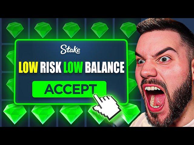 THE BEST LOW BALANCE STAKE MINES PROFIT STRATEGY..