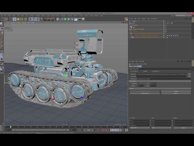 Rover Junkman’s Suspension (C4D Tank Rigging)