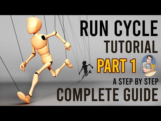 Maya Run Cycle Tutorial : Character Animation Tutorial | Step by step animation process | Part 1