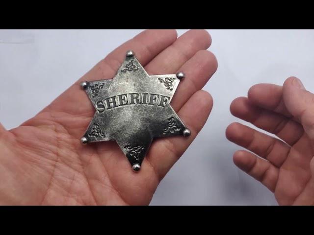 DENIX ЗНАЧОК ШЕРИФА / DENIX SHERIFF STAR BADGE