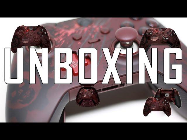 Unboxing Xbox One Gears of War 4 Elite Controller