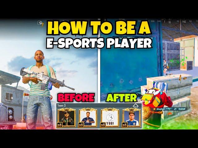 HOW TO BE A E-SPORTS/COMPETITIVE IN BGMIA GUIDE FOR BEGINNERS | Mew2.