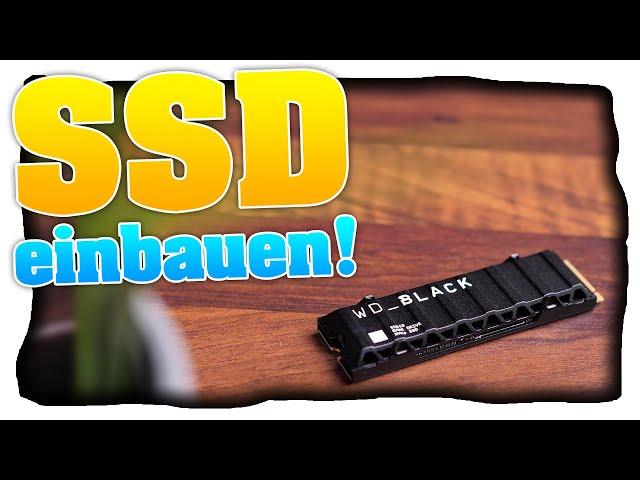 PS5 SSD einbauen! PlayStation 5 SSD Erweiterung einbauen und einrichten! PS5 Speicher erweitern!