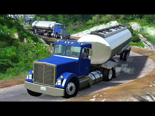 Convoy Trucking Accidents | BeamNG.drive