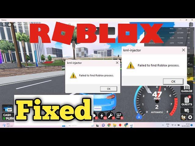 How to fix Roblox Process Not Found KRNL