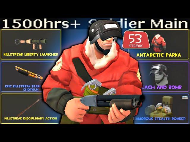 The Armed Militia1500+ Hours Soldier Main Experience (TF2 Gameplay)