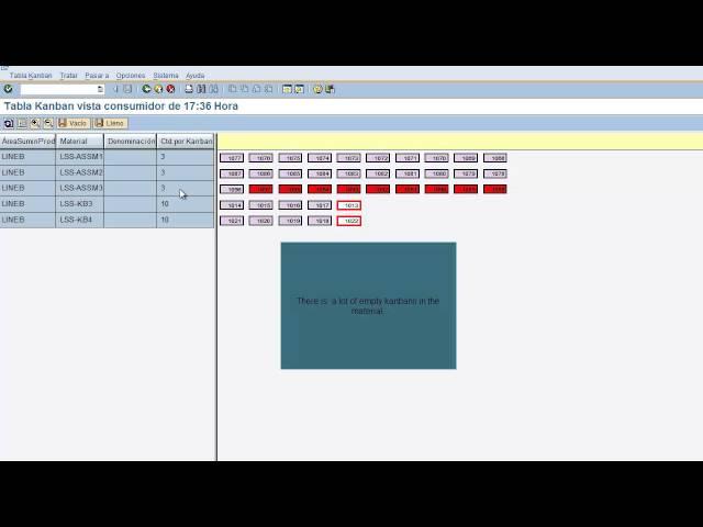 SAP KANBAN Quick Tour - Just in Time