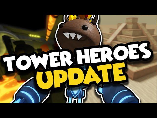 (NEW!) TOWER HEROES UPDATED! Complete Update Review! (Roblox)