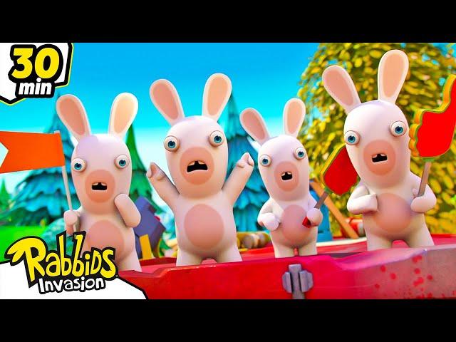 Rabbids fans!  | RABBIDS INVASION  | 30mn Compilation | Cartoon for kids