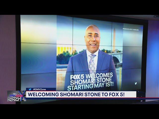 Welcome Shomari Stone to FOX 5 DC!