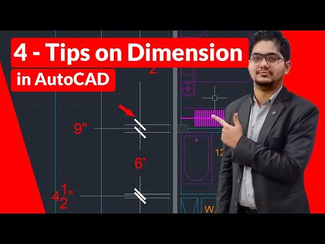 4 - Best Dimension Setting Tricks in AutoCAD | AutoCAD dimension Settings Tutorial