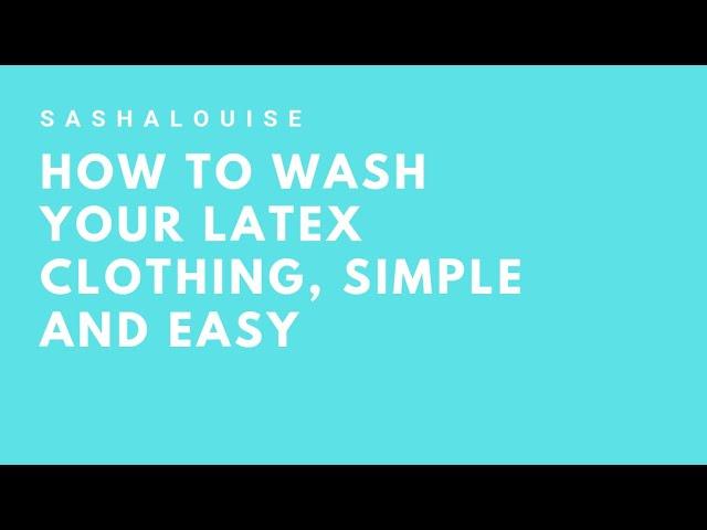How to care for you latex clothing, simple and easy.