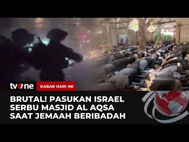 Pasukan Militer Israel Serang Masjid Al-Aqsa saat Warga Palestina Beribadah | Kabar Hari Ini tvOne