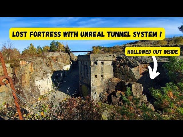 Lost fortress in a forest with UNBELIVEABLE tunnel systems. WW2 battle fought right here !