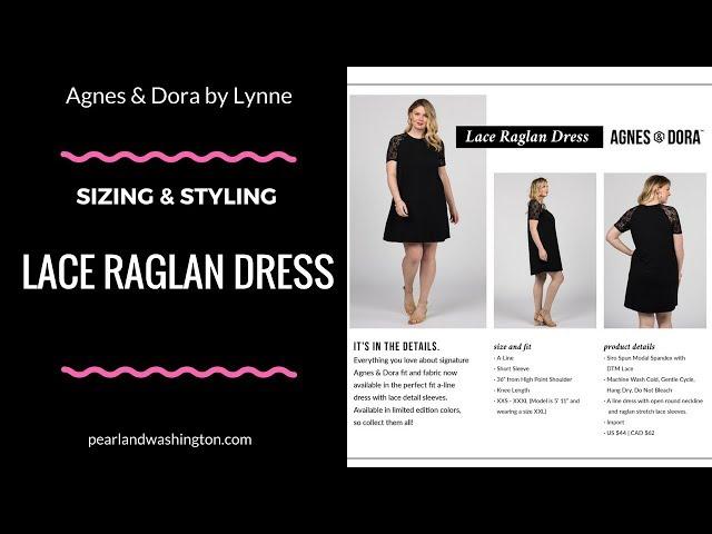 Agnes & Dora Lace Raglan Dress