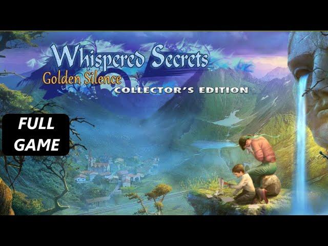 WHISPERED SECRETS GOLDEN SILENCE CE FULL GAME Complete walkthrough gameplay ALL COLLECTIBLES + BONUS