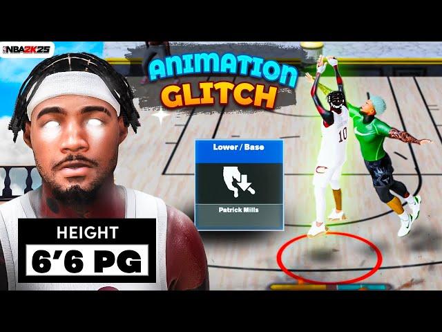 PATTY MILLS GLITCH on 6'6 PGs is back... RIP NBA 2K25!! Animation glitch is back