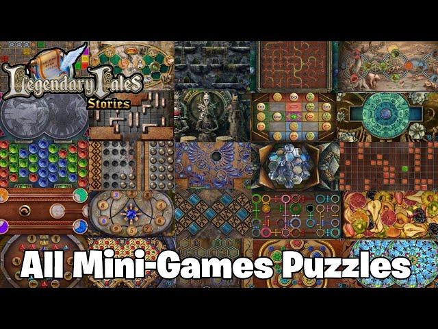 Legendary Tales 3: Stories - ALL MINI GAMES Puzzles 1-39 - Solution Gameplay