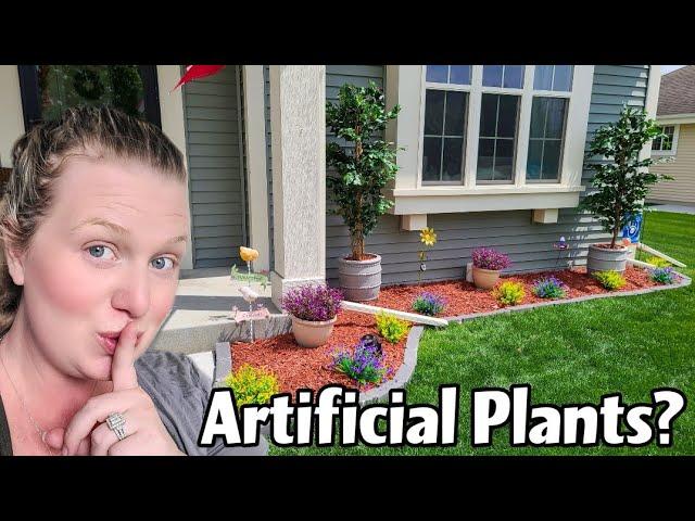 Epic DIY garden transformation with FAKE plants 