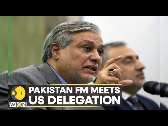 Pakistan's Economic Crisis: Finance Minister Ishaq Dar meets US delegation | English News | WION