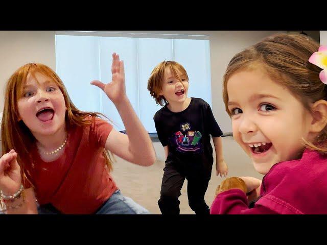 FAMiLY DANCE PARTY!! Adley dances to Greatest Show song then Niko and Navey start Dancing - part 1