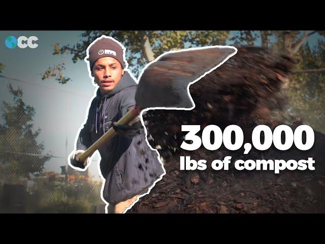 How This Urban Farm Creates 300,000 lbs of Compost by Hand