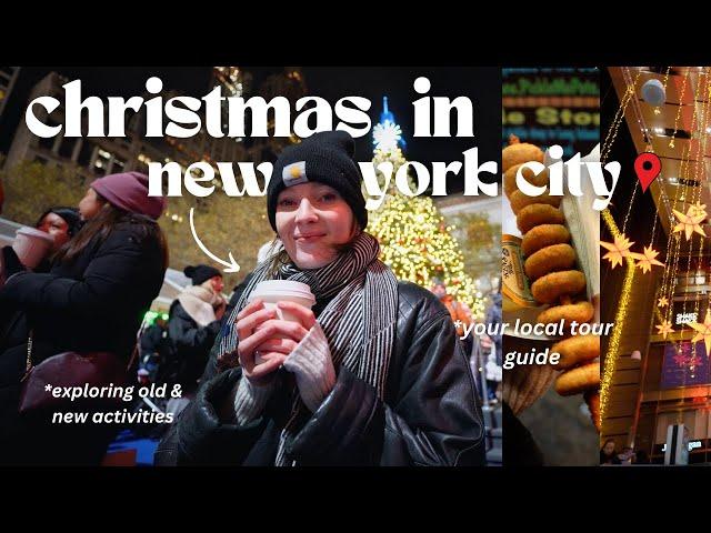 Exploring NYC during the holiday season *as a local* | trying new activities