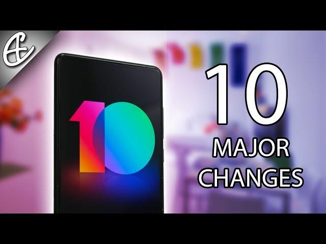 Top 10 MIUI 10 Features - Major Changes!