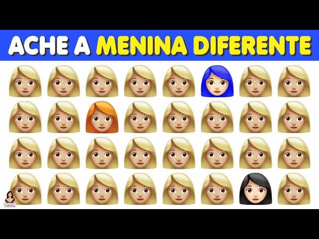  Encontre o EMOJI DIFERENTE em 15 Segundos | 24 JOGOS | Vídeo Inédito #IncrivelMenteCuriosa