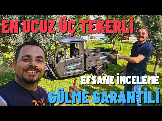 Yuki Ilgaz Pro / Elektrikli 3 Tekerli Kapalı Kasa Motorsiklet / En UCUZ Elektrikli ARABA BU