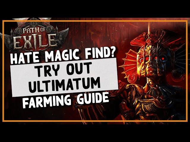 PoE 2 | HATE MAGIC FIND? TRY OUT ULTIMATUM FARMING - Path of Exile 2 Beginner Money Making Guide