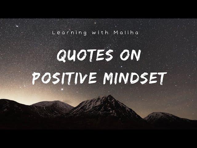 Positive Quotes | Learning with Maliha