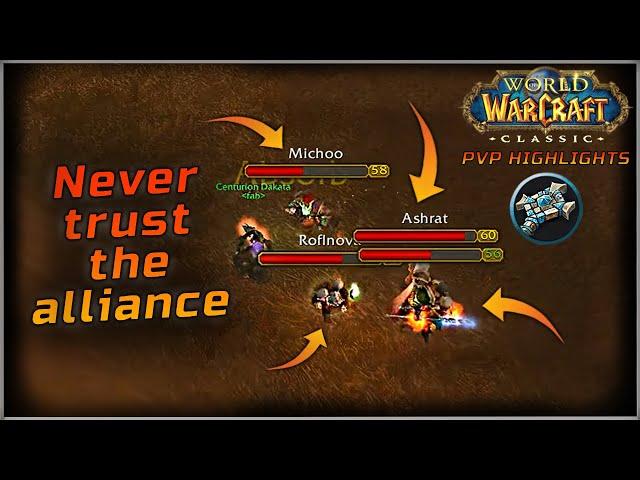 Never Trust The ALLIANCE! | WoW Classic PvP Highlights Shadow Priest