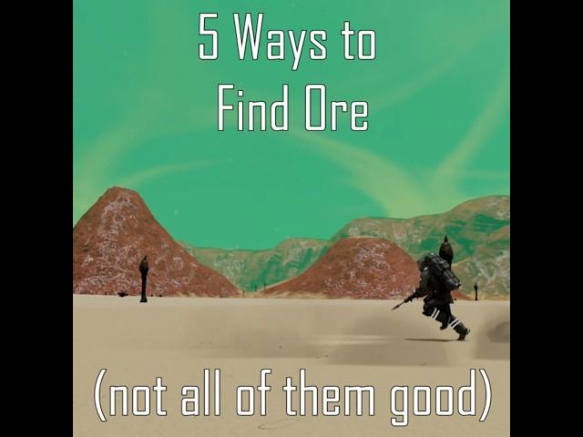 Finding ore in Space Engineers - 5 Ways