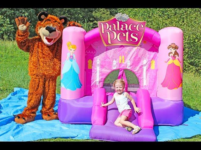 Castle Disney Princess Super Trampoline for girls Play Castle Entertainment