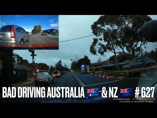 BAD DRIVING AUSTRALIA & NZ #627...Extra brake