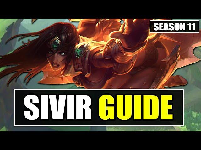 HOW TO PLAY SIVIR ADC SEASON 11 - (Best Build, Runes, Gameplay) - S11 Sivir Guide