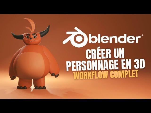 Sculpture d'un personnage sur Blender - Tuto débutant