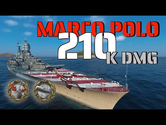 World of Warships - Marco Polo 210K DMG