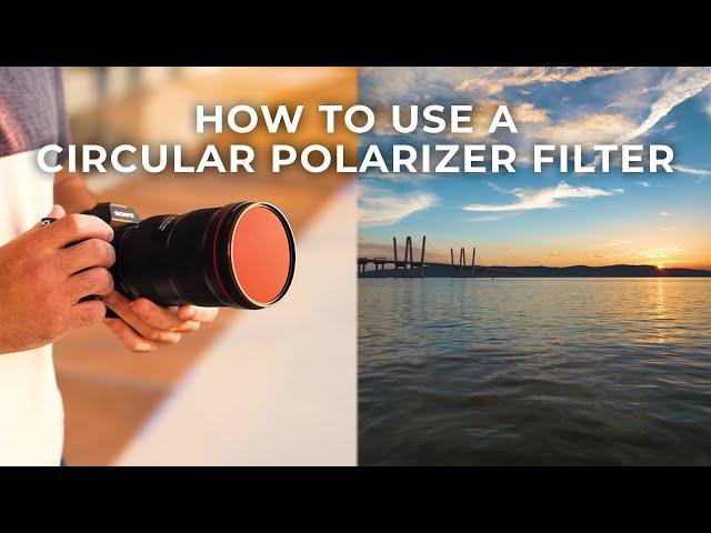 How to Use Circular Polarizer Filters (CPL Filter) #Shorts