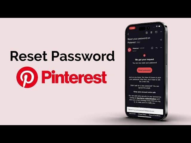 How To Reset Pinterest Password?