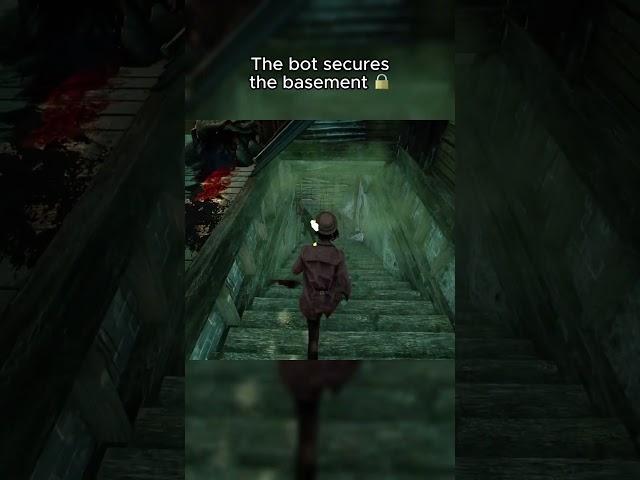 The bot secures the basement  | Dead by Daylight funny moments | #shorts #dbdmeme #dbdshorts #dbd