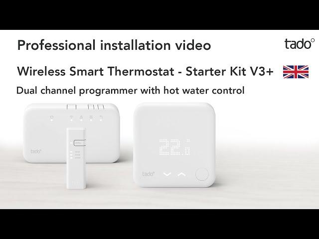 tado° Professional installation video - Wireless Smart Thermostat - S&Y plan