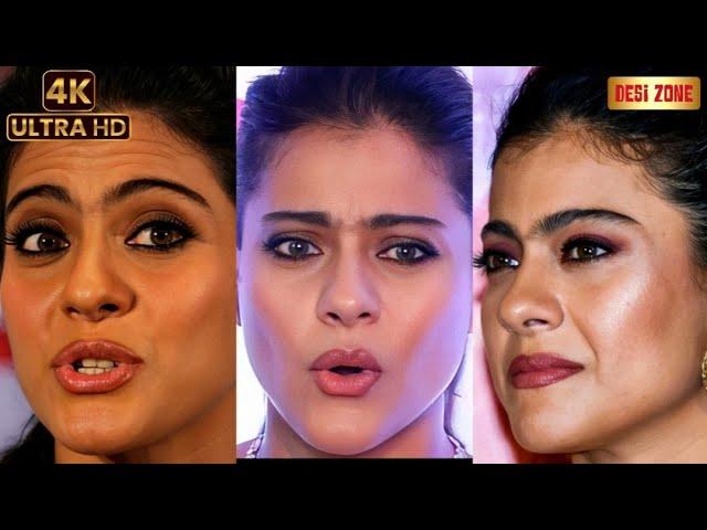 Kajol Close Up Face & Lips 4k Video | Kajol hot Vertical Edit 4k | Desi Zone