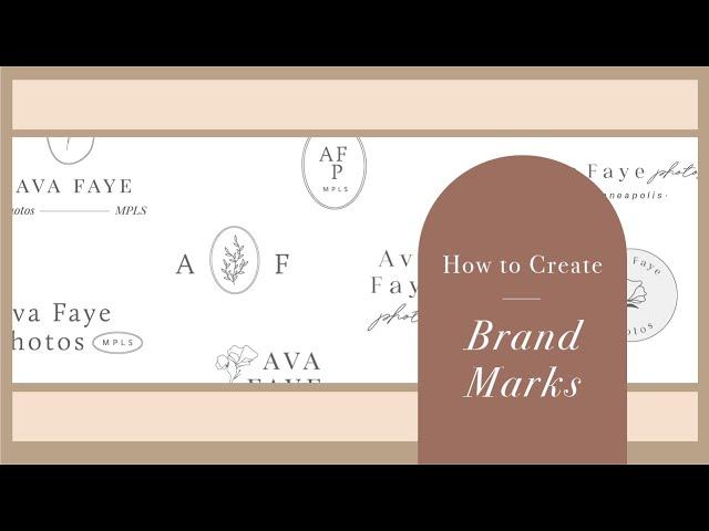Create Brand Marks + Logos with Me | Photography Business Branding