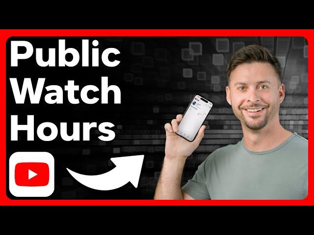 How To Check Public Watch Hours On YouTube