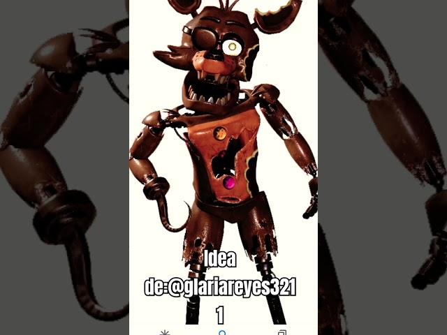 CHOCOLATE FOXY!!! #fnaf #xd